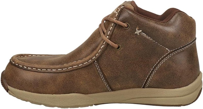 ROPER Mens Clearcut Round Toe Chukka Casual Boots Ankle - Brown - Image 3